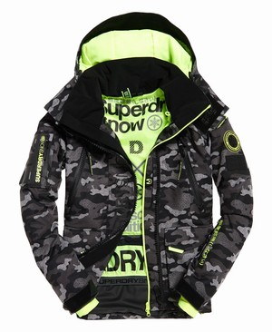 Superdry Ultimate Snow Rescue Férfi Kabát Camo | DPTIB4761